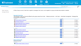 Policy configuration and management